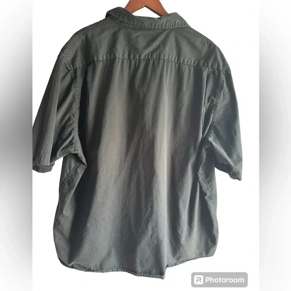 Wrangler black button down shirt. Double pockets Size 3XT - Picture 2 of 4